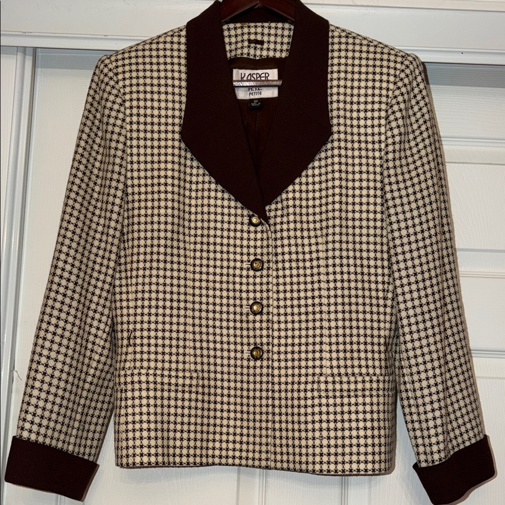 Vintage Fitted Tailored Blazer | Office to Night
